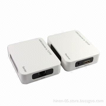 HDMI extender by TCP/IP, supports resolution of up to 480p/720p/1080i/1080p